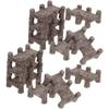 Resin Home Decor Mini Garden Accessory Diy Craft Simple Design Micro Landscaping Decor 3.8X2.7CM 12Pack