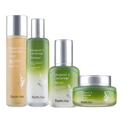 Beifuß & Ceramid Toner 150ml, Emulsion 120ml, Serum 35ml, Creme 55ml (15 Optionen)