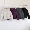 Super soft puff cloud cotton-padded coat for women's short, small and thin turtle back bread coat, thickened cotton coat.