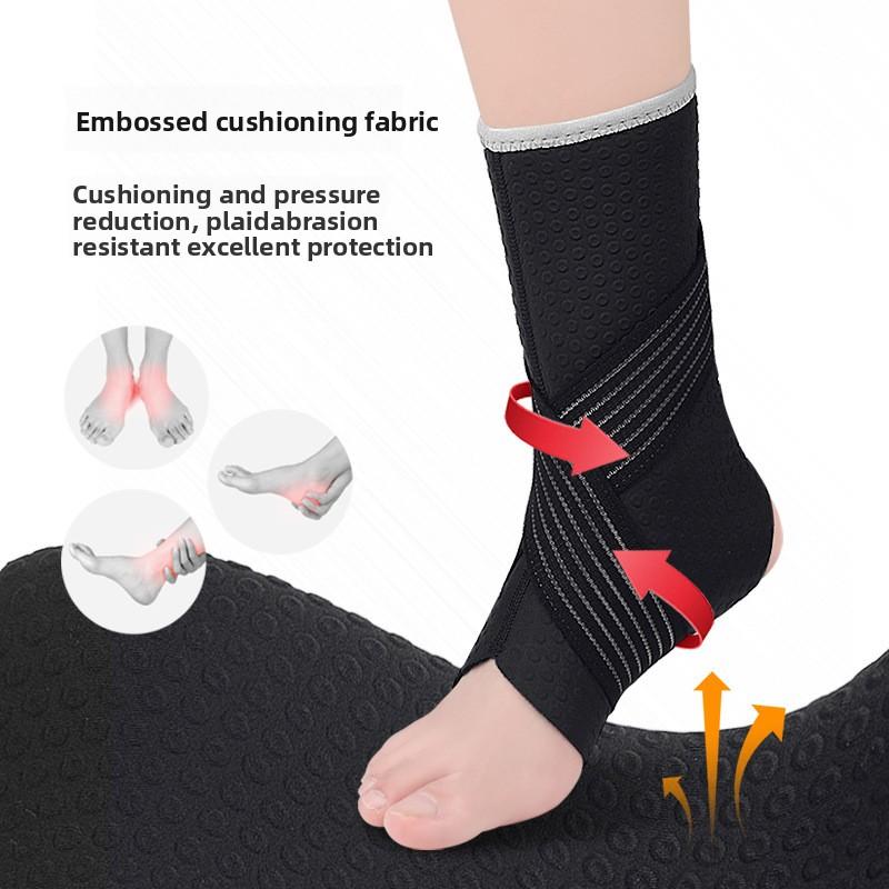 Extended High Tube Pressurized Ankle Protection, Men's and Women's Sports and Fitness Adjustable Straps Wrapped Around Anti-ankle Protective Gear