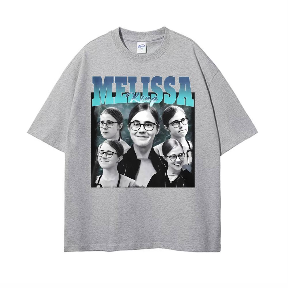 Melissa King Vintage Funny Doctor Meme Print Tshirts Men Women Clothing Fashion Harajuku Tshirt Short Sleeve Oversized T Shirt