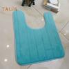 U-Shaped Floor Mat Wear Resistant Non-Slip Super Water Absorption Easy To Clean Fast Dry Bathroom Toilet Mat