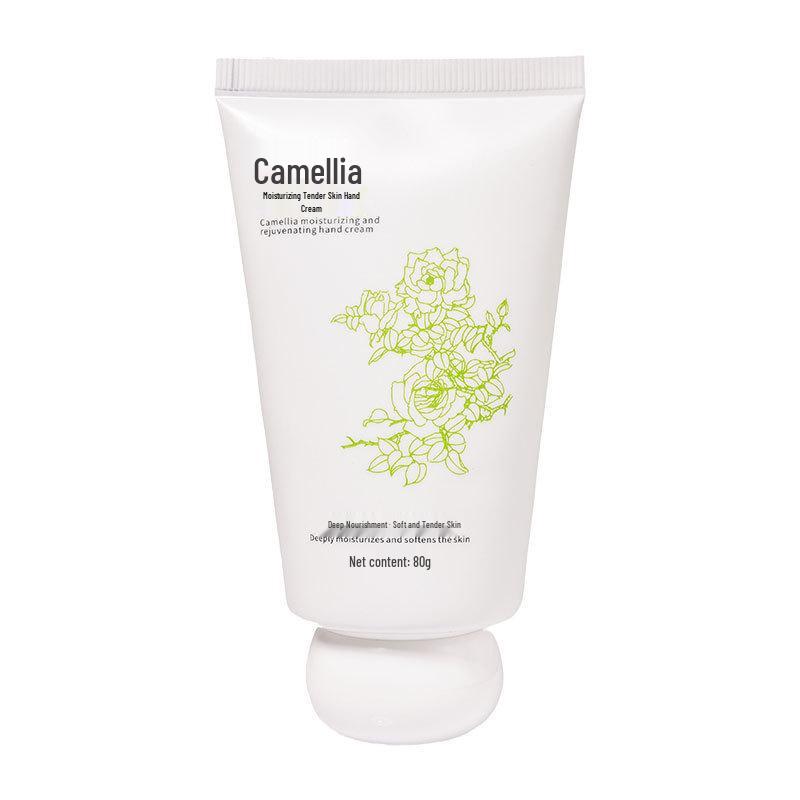 Qiser Camellia Moisturizing Hand & Foot Cream: Nourishing, Anti-Cracking Formula with Horse Oil for Dry, Peeling Skin.