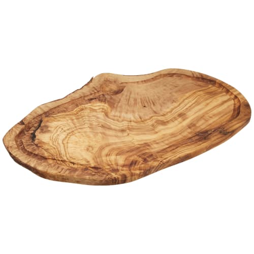 

General Olive Wood Cutting Board, Solid Wood, Grooved, Olive, 40cm, GOWGB026