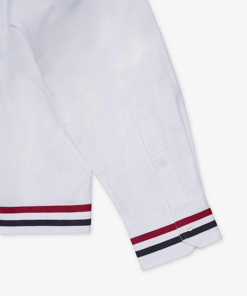 Tombeulaun Rwb Rugby Oxford Shirt - White / Mwl434Cf0313100