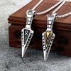 Collana Pendente per Motociclista Vikingo Europeo in Acciaio Titanio