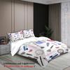 3pcs Cosmetics Beauty Pattern Bedding Sets 3D Printed Duvet Cover Sets With Pillowcases No Filling