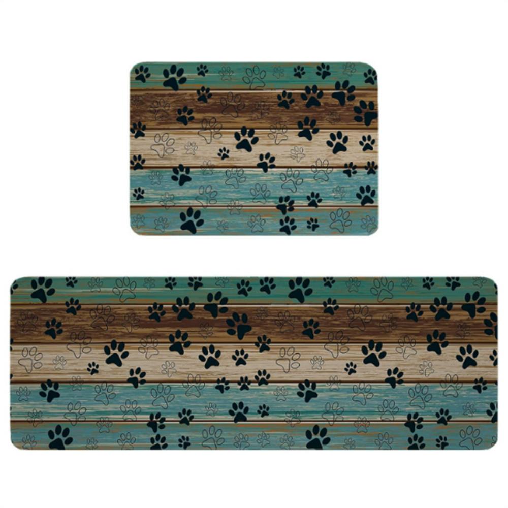 Nonslip Kitchen Floor Mat Fun Wooden Stripes Decor Rug Hallway Nonslip Rug Laundry Room Washable Mat Bedside Rug Entry Doormat