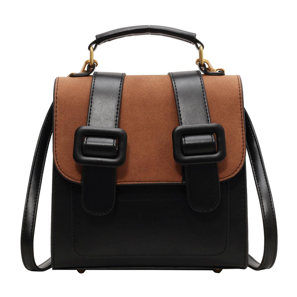 Women's Backpack, Student Handbag, New Popular Splicing, Contrasting Colors, Large-capacity Commuting, Small Backpack