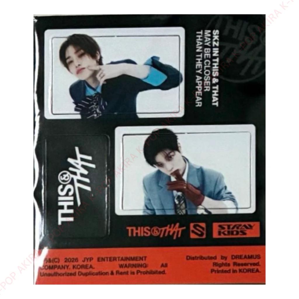 Stray Kids THIS & THAT ALBUM PHOTO CARD / JAPAN POB / LUCKY DRAW / OFFICIAL / Pre-Order