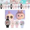 Trendy Dětské hodinky s kresleným motivem Bubble Mart Vysoce kvalitní měkký silikonový řemínek