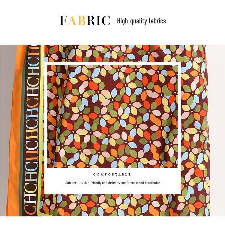 In-Stock European & American Fashion Versatile One-Shoulder Tie-Up Dress with Belt