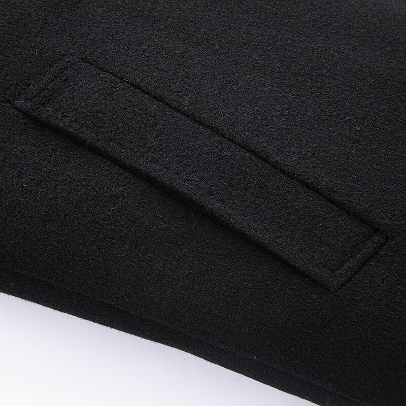 Fapai Men's 70% Lamb Wool Detachable Liner Overcoat