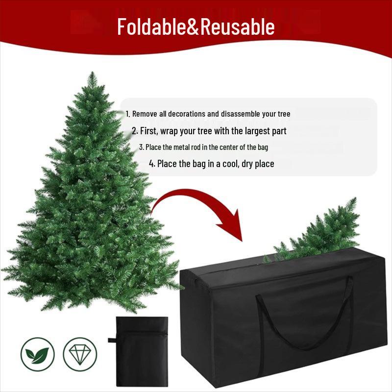 Oxford Cloth Large Capacity Christmas Tree & Furniture Storage Bag - Rainproof & Dustproof Cover