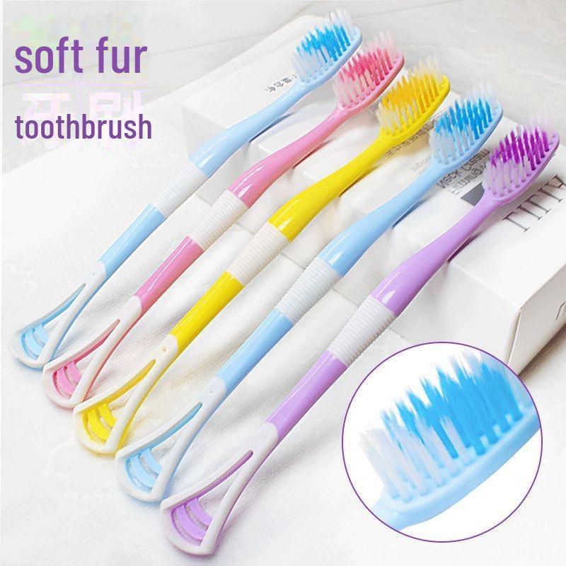 Brosse à Dents Jingxin à Soies Douces au Charbon de Bambou - Avancée, Emballée Individuellement pour Adultes