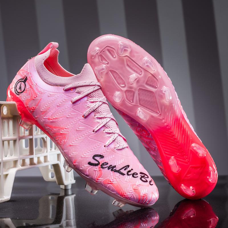 Football Shoes Men And Women Low-Top Students Broken Nails Tf Adult Grass Spikes Competition Football Shoes