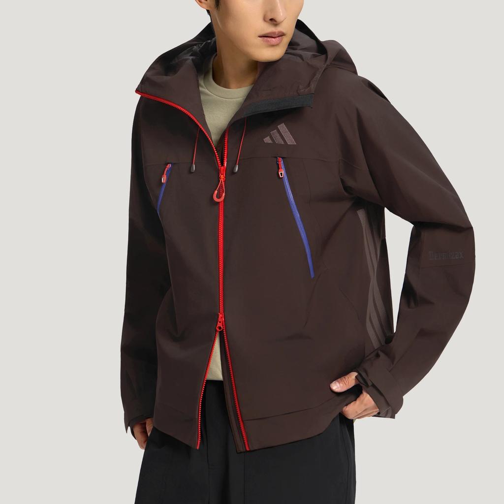 Men's Adidas XPLORIC Jackets Men's Aurora Coffee Hooded (Non-detachable) Moderate
