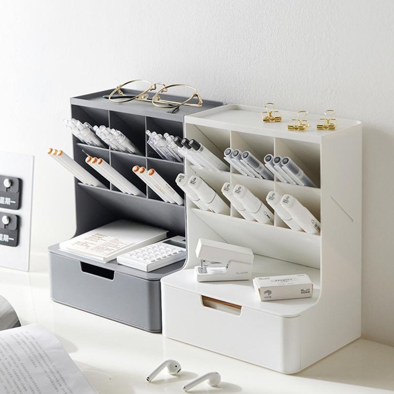 Stacking Makeup Organizer Holder for Bedroom Vanity Office Desk Organizer Holder