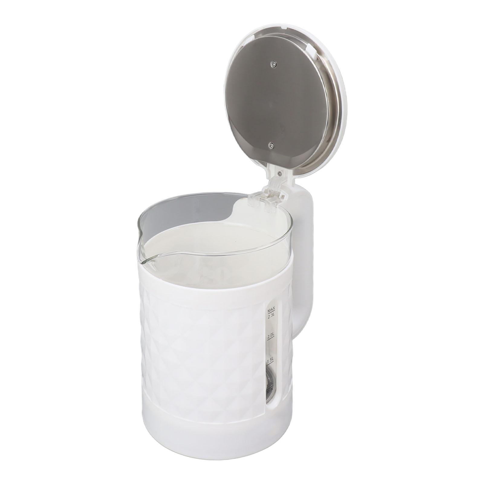 

Electric Tea Kettle 2000W Auto Shut Off Boil Dry Double Wall Electric Hot Water Kettle 2.3L