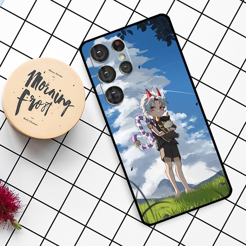 Arataki Itto Genshin Impact Case For Samsung Galaxy S24 FE S20 FE S21 S22 S23 S24 S25 Ultra S9 S10 S25 Plus Phone Cover