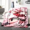 Custom Name Dark Fantasy Warrior Party Blanket For Couch Bed Plush Cozy Fuzzy Blanket Super Soft Warm Blankets For Fall And Winter 0916303