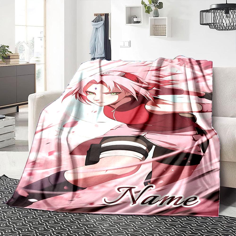 Custom Name Dark Fantasy Warrior Party Blanket For Couch Bed Plush Cozy Fuzzy Blanket Super Soft Warm Blankets For Fall And Winter 0916303