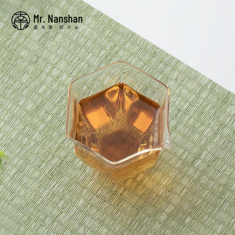 Hexagonal Heat-Resistant Glass Gongfu Tea Fairness Cup