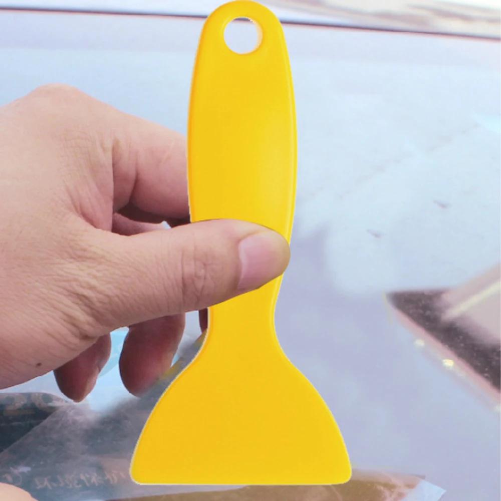 Handy Auto Plastic Scraper Car Clean Tool Window Cleaner Windshield Snow Shovel Glass Water Glue Remove Wiper Squeegee Knife