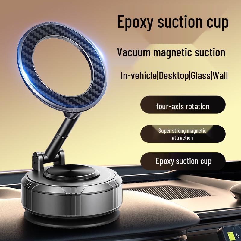 Universal Magnetic Car Phone Holder with Suction Cup for Dashboards