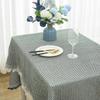 Waffle Weave Cotton Linen Tablecloth