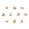SpongeBob Decorative Sealing Stickers - 500 Stickers/Roll for Student Notebooks