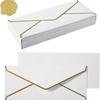 10Pcs Luxury Foil Sealed Envelope - Self-Sealing Wedding Invitations, Thank-You Notes, Corporate Events & Birthday Invitations