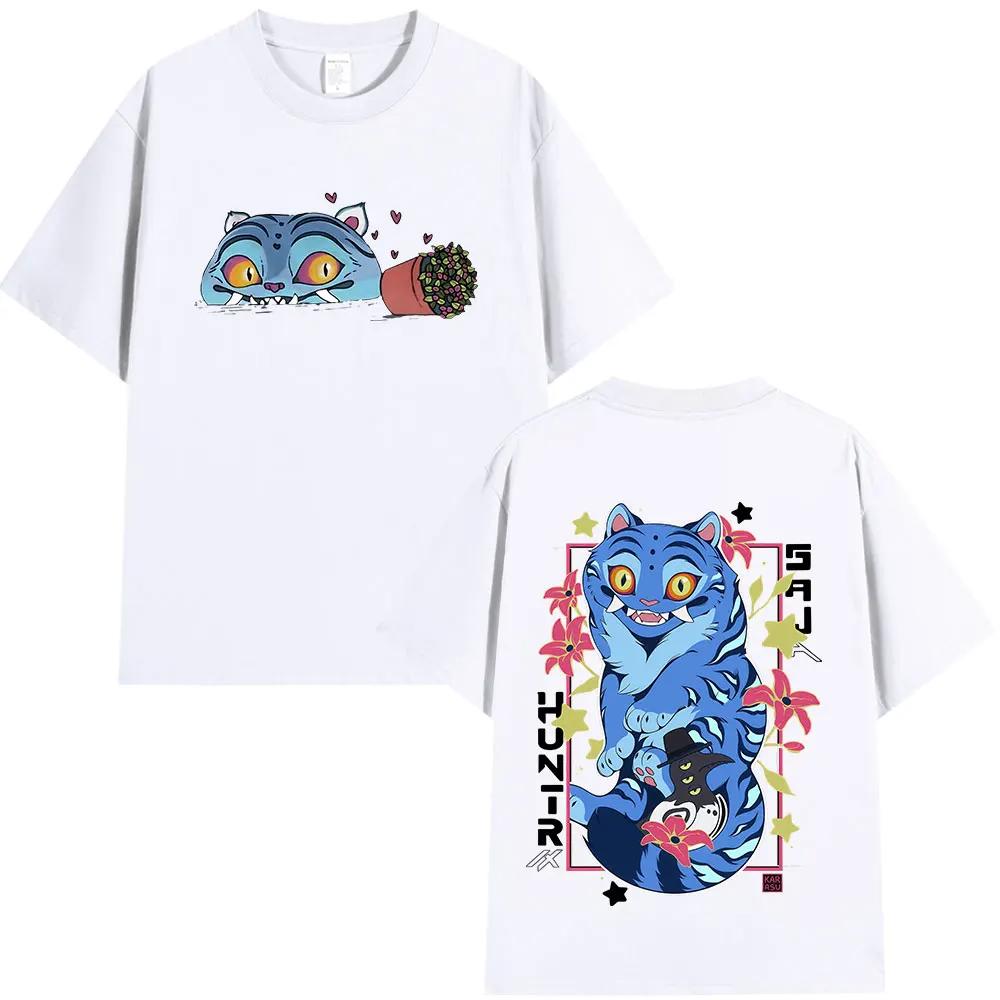 Hot Sale KPOP Demon Hunter RUMI Graphic Print T-shirt O-Neck Women Men Short Sleeve Comfortable Soft Loose Casual Oversized Summer New Tee