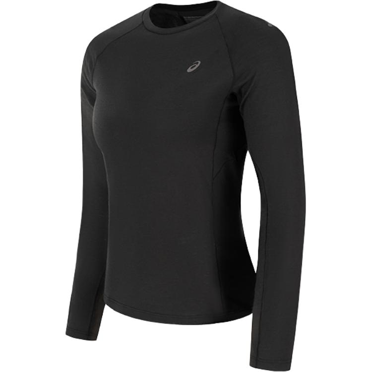 ASICS Sweaters Women's Black Crew Neck Moderate Other 2032D405-001