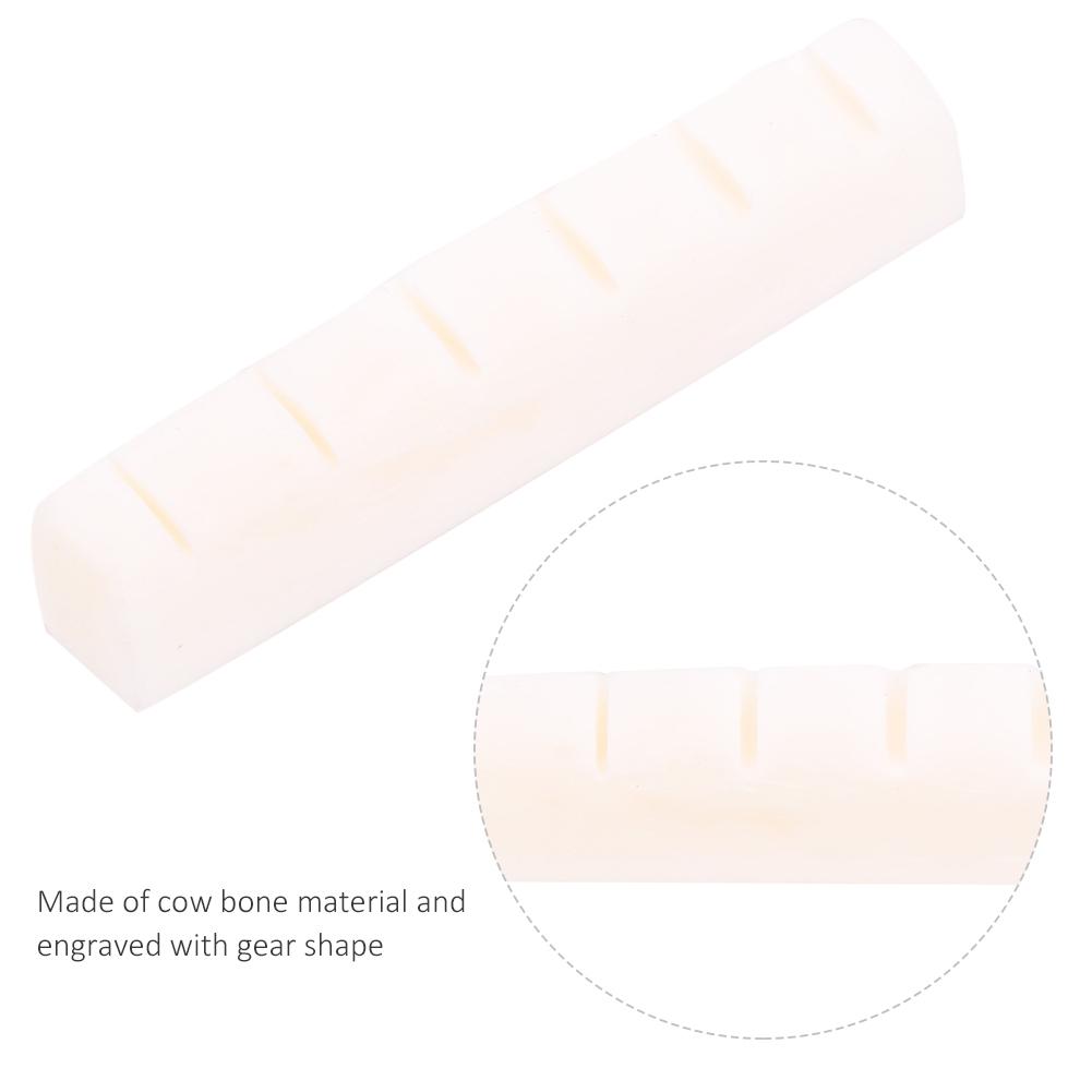 Guitar Kit Faux Bovine Bone Guitars Nut Saddle Parts Replacement Zerone Guitar Saddle White Guitar Kit Faux Bovine Bone Guitars Nut Saddle Parts Replacement Zerone Guitar Saddle White