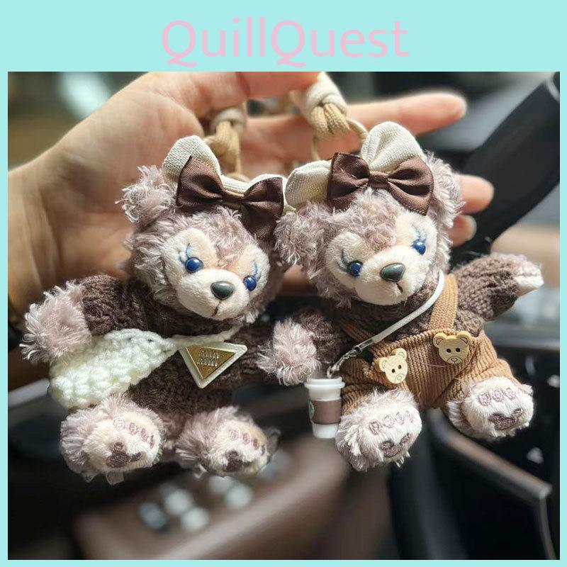 Charming Fox Plush Keychain Doll Colorful And Fun Miniature Gift For All Ages