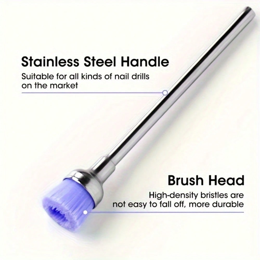 1pcs Nail Dust Cleaning Brush, Specialized Cleaning Brush For Polishing Heads, Universal Accessory For Nail Polishers, Quick Dust Cleaning Tool