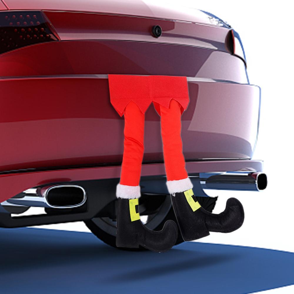 Car Decoration Santa Leg Pendant
