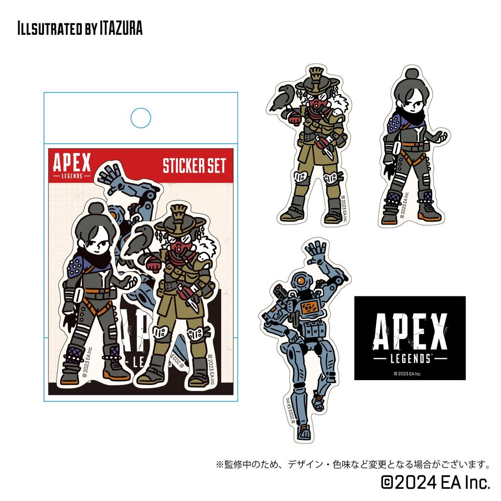 Licensed Apex Legends Deformed Sticker A [Official Product] Die-Cut