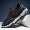 Men's Shoes New Casual Shoes Middle-Aged and Elderly Outdoor Shoes round Head Breathable Sneaker Men's One Pedal