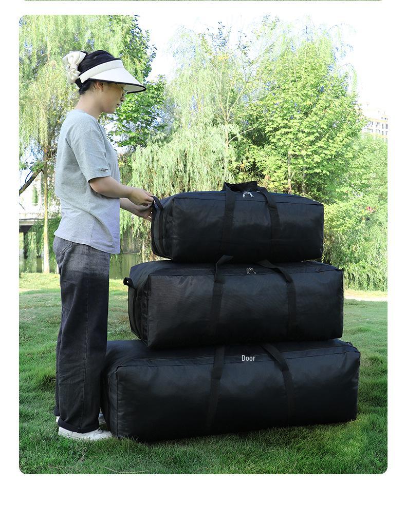 Large Capacity Outdoor Gear Bag - Oxford Cloth, Multi-functional, Portable for Camping, Picnic, Travel, and Equipment Storage.