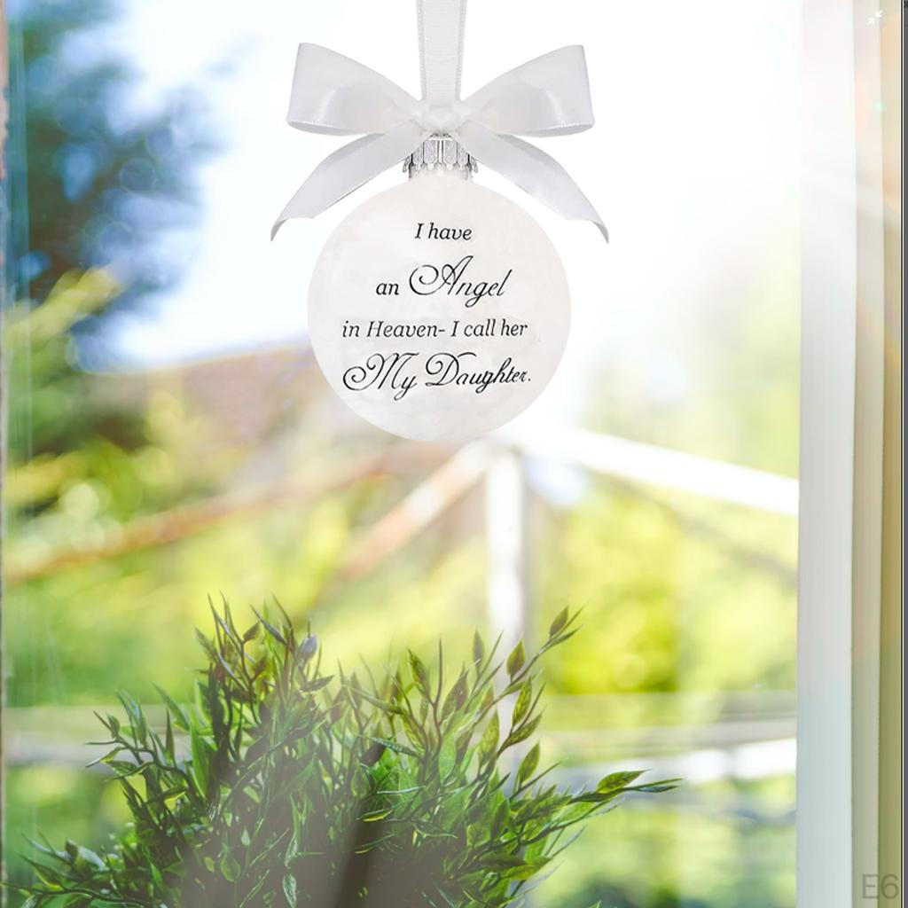 Hanging Decoration Ornament Sympathy Bauble Sign for Family