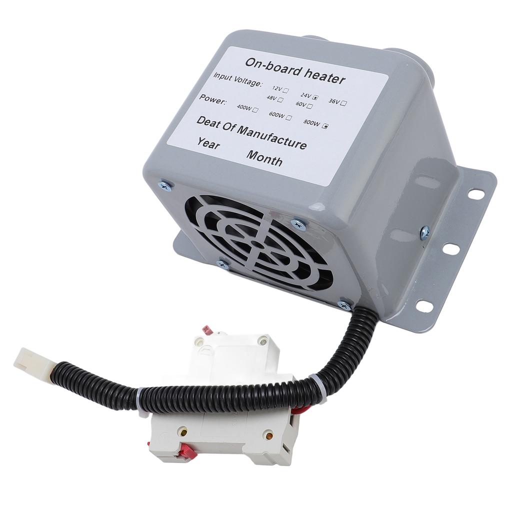Grzejnik przestrzenny z 2 wylotami, samochodowy grzejnik elektryczny, odmrażacz do szyb, odmgławiacz z zabezpieczeniem przed przeciążeniem, DC24V