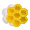 130g Silicone Supplementary Food Box 7-hole with Lid Children's Snack Fresh-keeping Box Ice Grid Air Fryer Egg Steamer