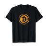 Bitcoin Vintage Logo T Shirt Vintage Comfortable Slightly Breathable Stretched Casual Top For Everyday Wear Streetwear
