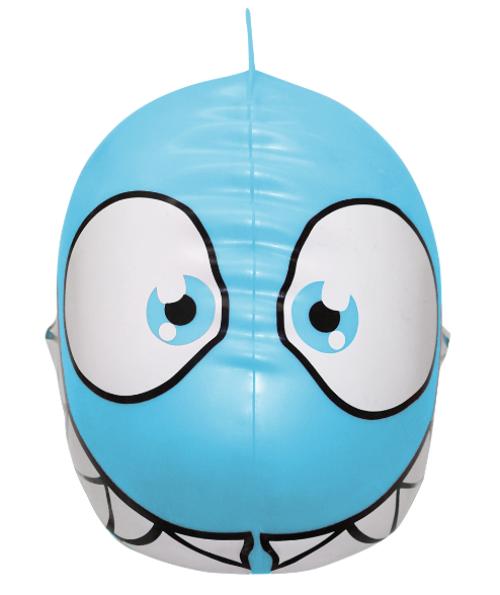 Aqua-Sport Czepek Junior Silikonowy Shark Blue-White As8680 17,5X21Cm 40G