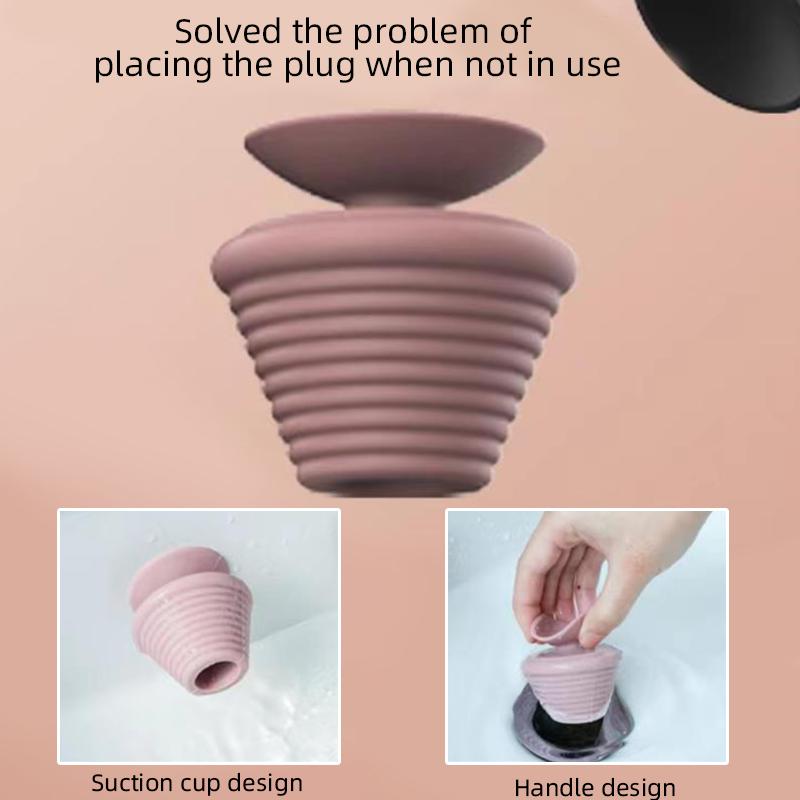 Silicone Bathtub Stopper Kitchen Bathroom Sink Drain Bath Plug Stopper For Bathroom Accessorie