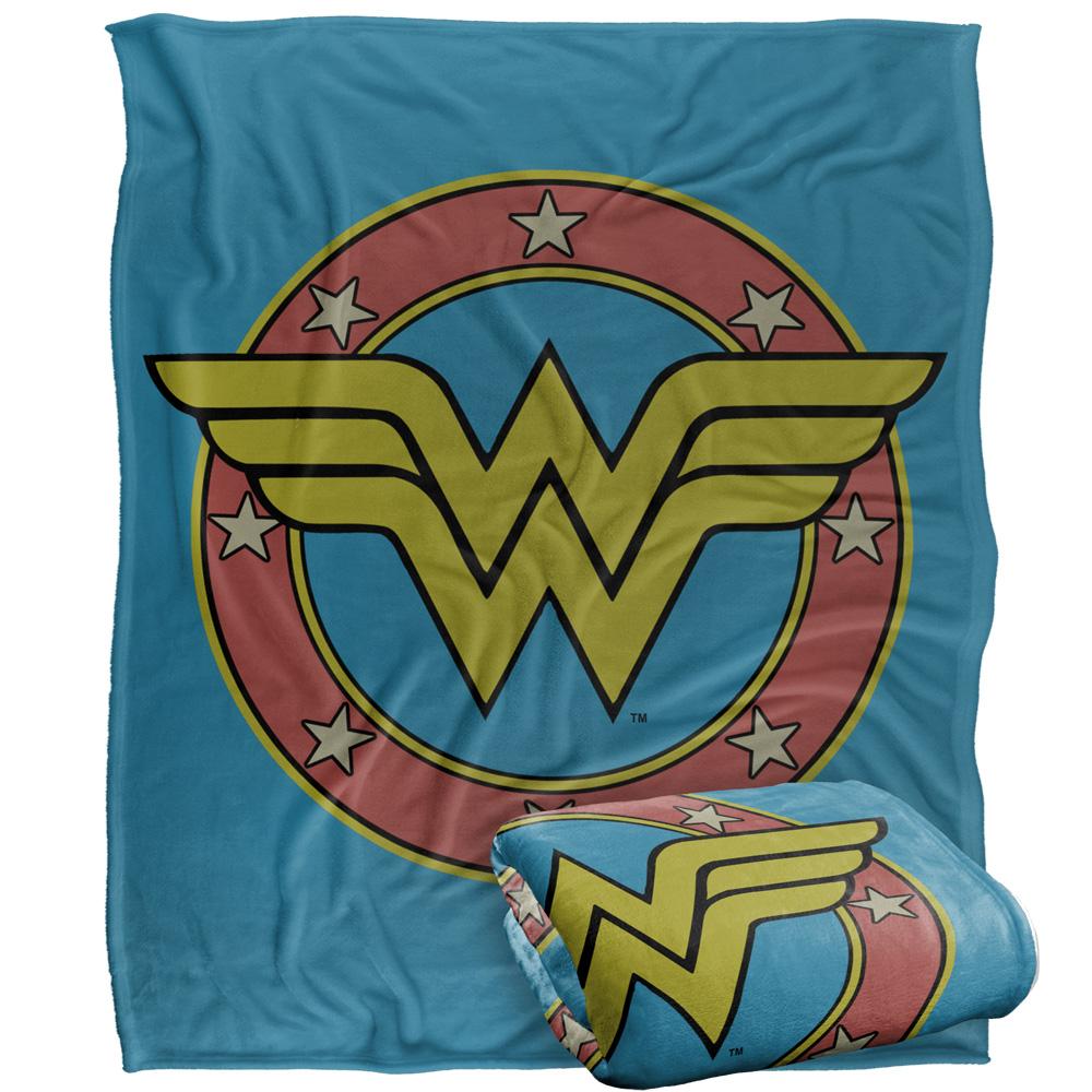Wonder Woman Vintage Logo Blanket