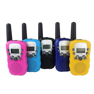 1 Pairs of Kids Mini Walkie Talkie Long Range LCD Display Flashlight Toy PMR and GMRS Optional