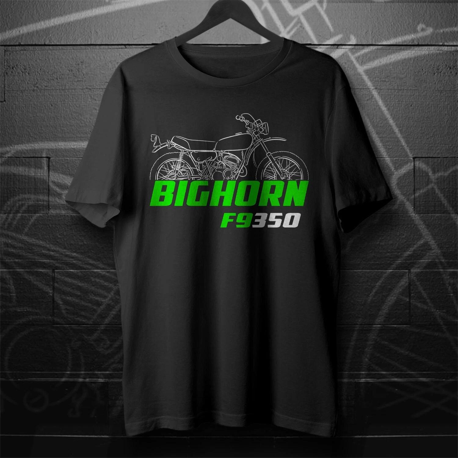 

Black men s and women s T-shirt For Kawasaki F9 350 Bighorn 1972-1975- Motorcycle S